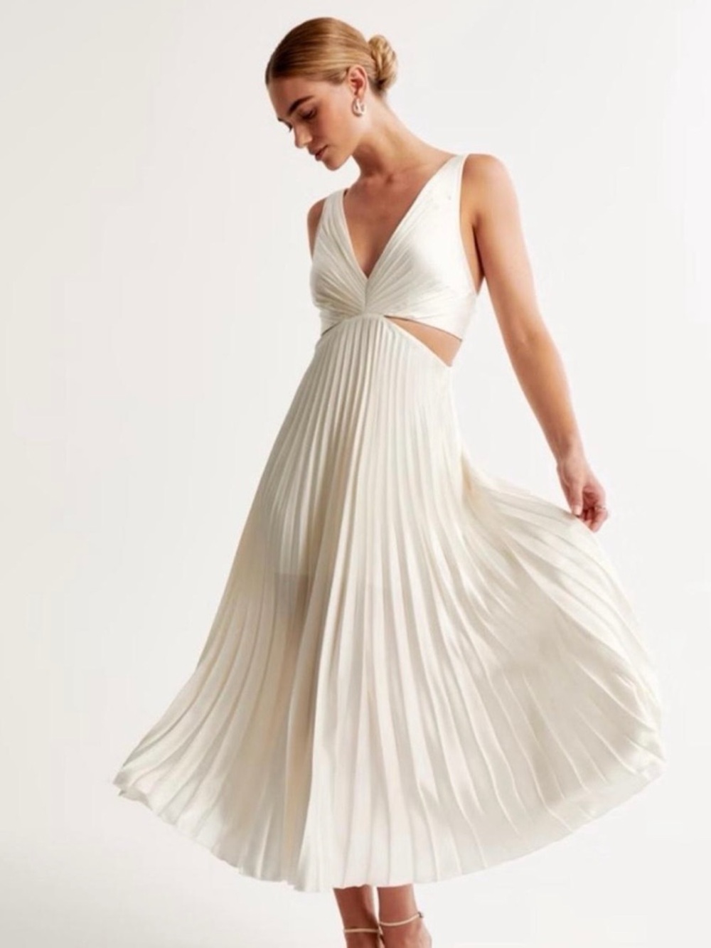 White Midi Dress